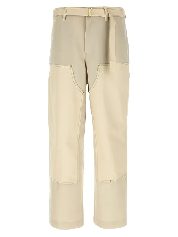 Duck Pants Beige - Sacai