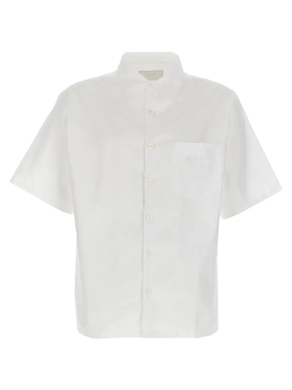 Striped Shirt Shirt And Blouse White - Prada