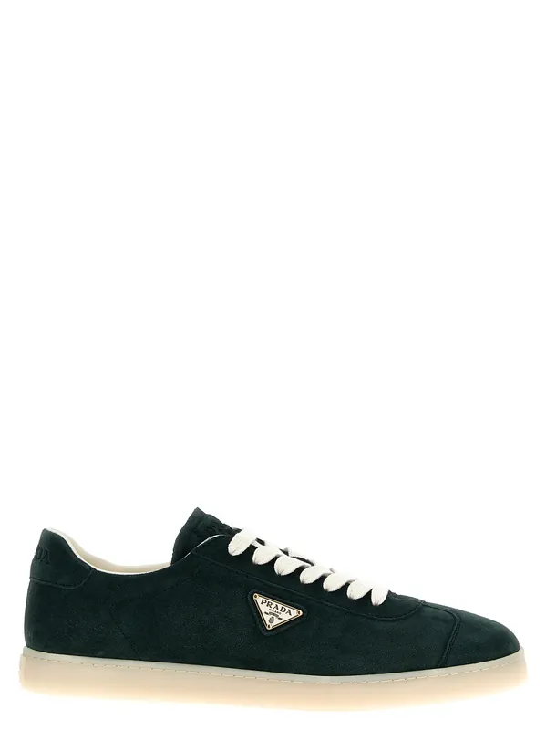 Lane Sneakers Green - Prada