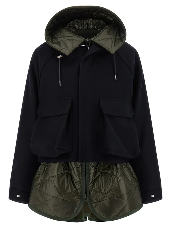 Melton Puffer Jackets Multicolor - Sacai