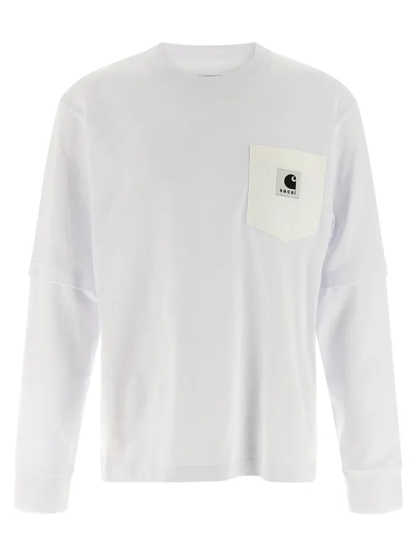 Capsule Sacai X Carhartt Wip T-Shirt White