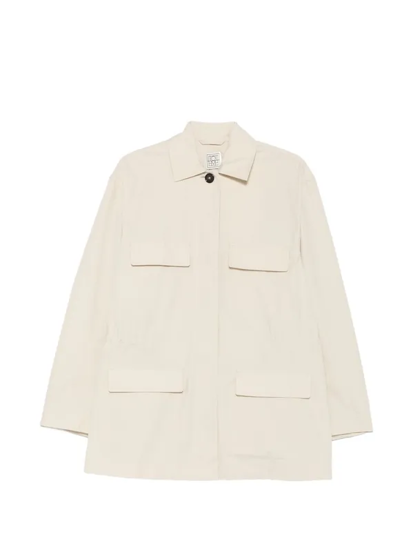 Cotton Blend Jacket - Toteme