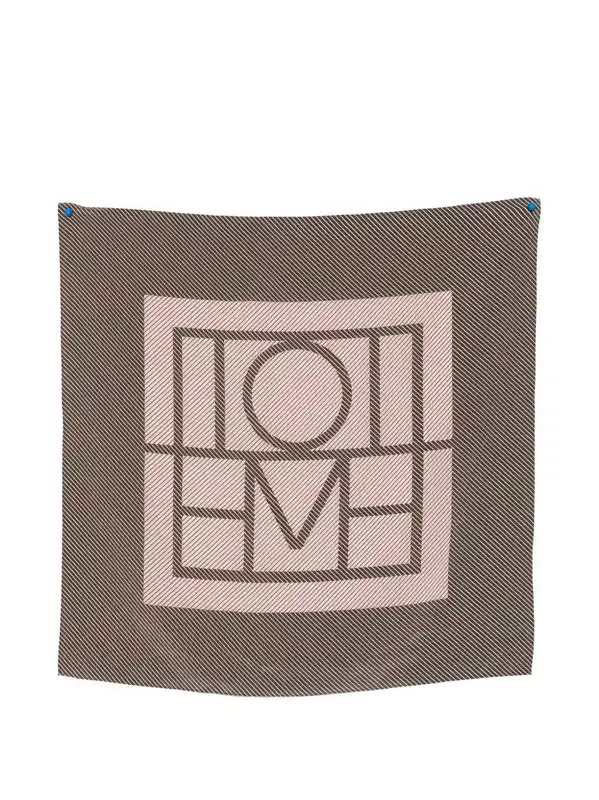 Monogram Silk Foulard - Toteme