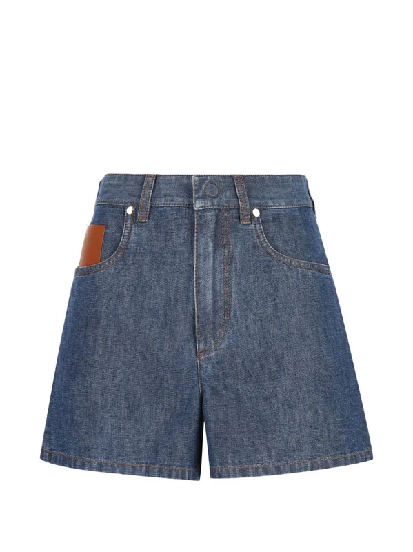 Denim Shorts - Fendi