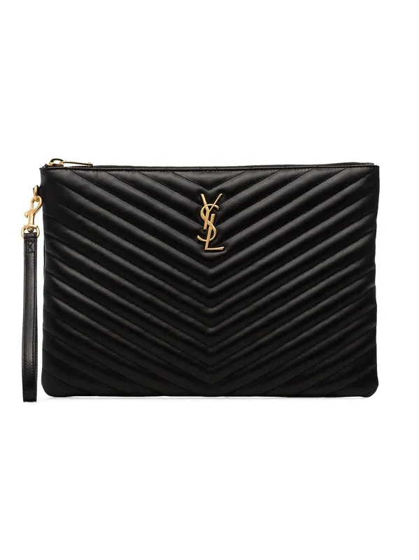 Cassandre MatelassÉ Leather Tablet Pouch - Saint Laurent