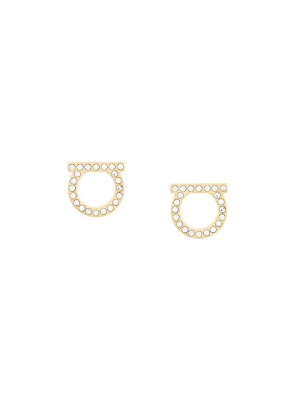 Gancini Crystals Earrings - L