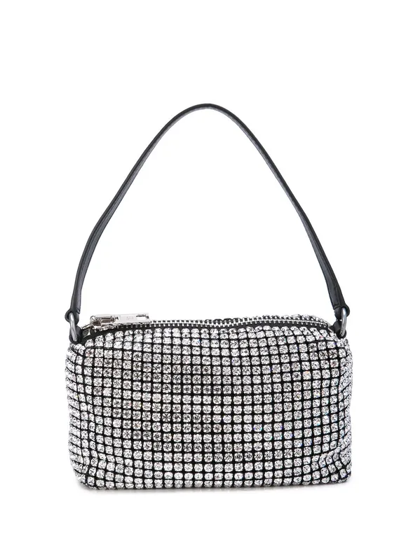 Heiress Medium Pouch In Crystal Mesh - Alexander Wang