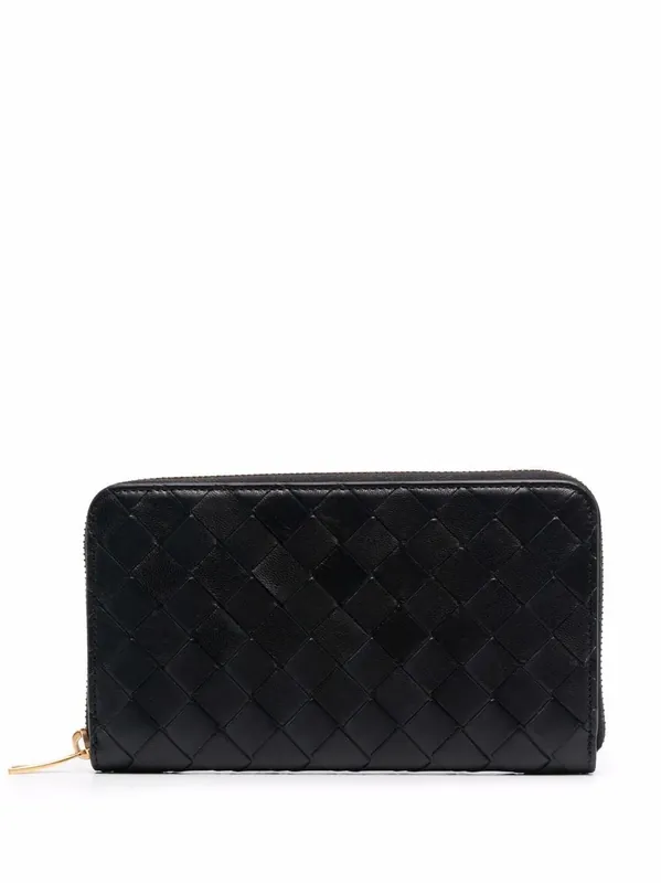 Intrecciato Zipped Wallet - Bottega Veneta