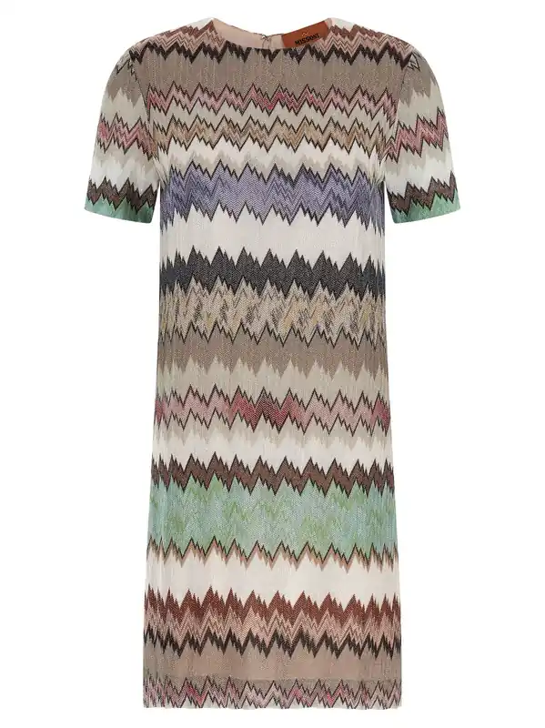Lamé Viscose Dress Dresses Multicolor - Missoni
