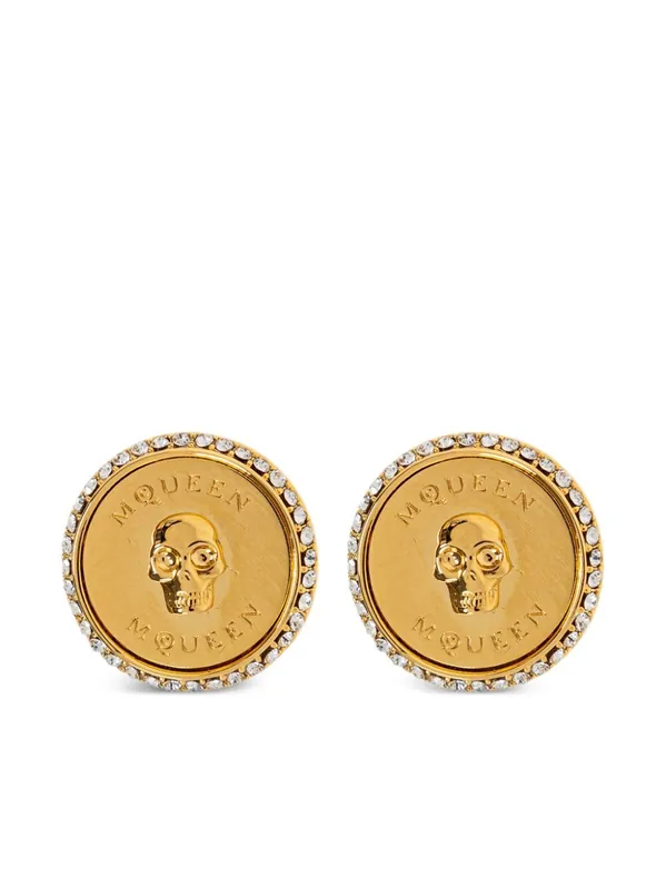 Sovereign Skull Earrings - Alexander McQueen