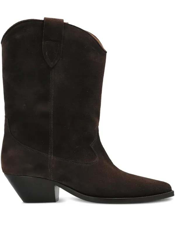 Duerto Suede Cowboy Boots - Isabel Marant