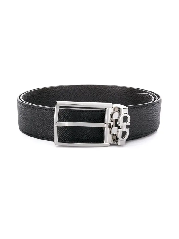 Reversible And Adjustable Gancini Belt - Ferragamo