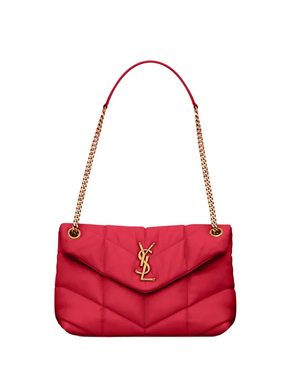 Small Loulou Puffer Bag In Nappa Leather - Saint Laurent