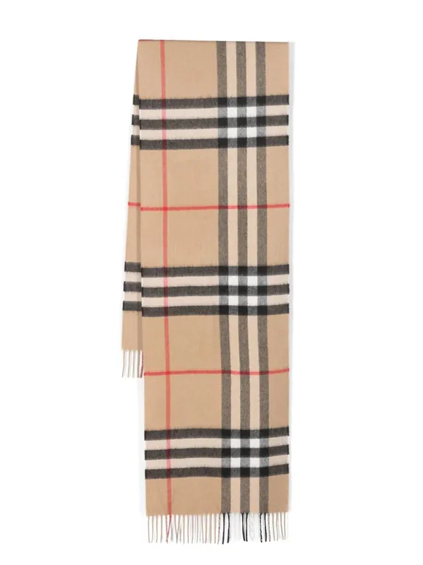 Check Cashmere Scarf - Burberry London England