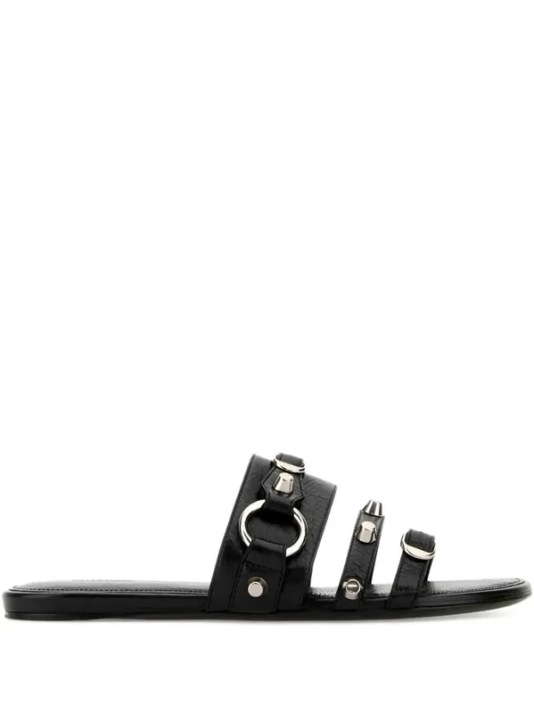 City Flat Mule In Arena Lambskin - Balenciaga