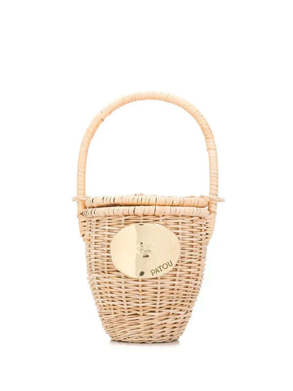 Wicker Bucket Bag - Patou