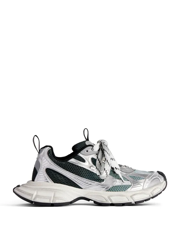 3xl Worn-Out Effect Gradient Sneakers