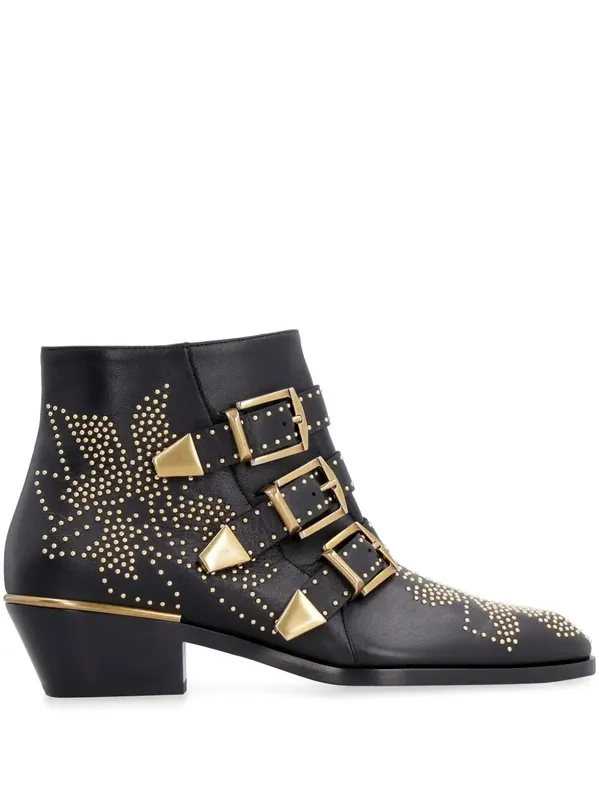Susanna Nappa Leather Ankle Boot - Chloé
