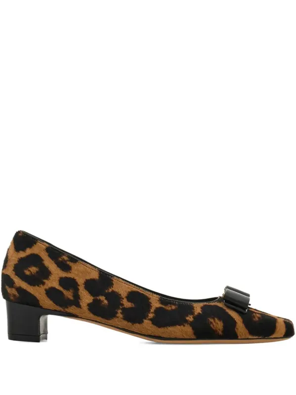 Horsehair Printed Pirri Pony DÉColletÉ - Ferragamo