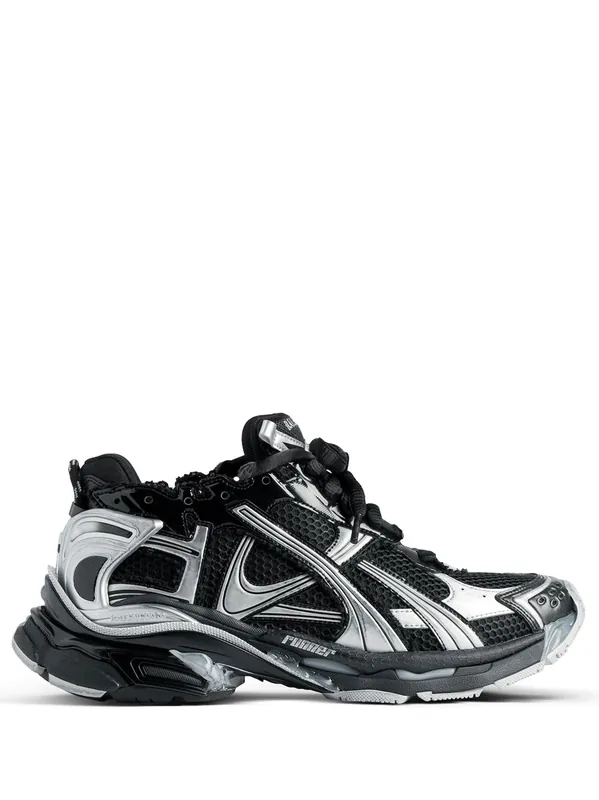 Runner Sneaker In Black/Silver - Balenciaga