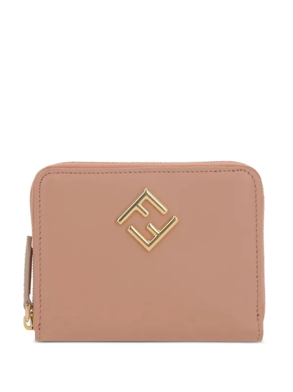 Ff Diamonds Zip Around Medium Wallet - Fendi