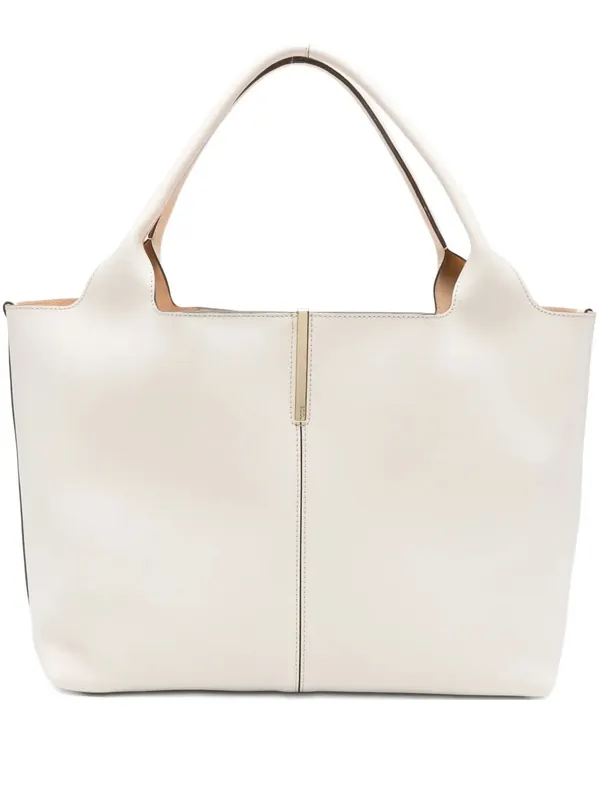 Medium-Small Leather Shopping Bag