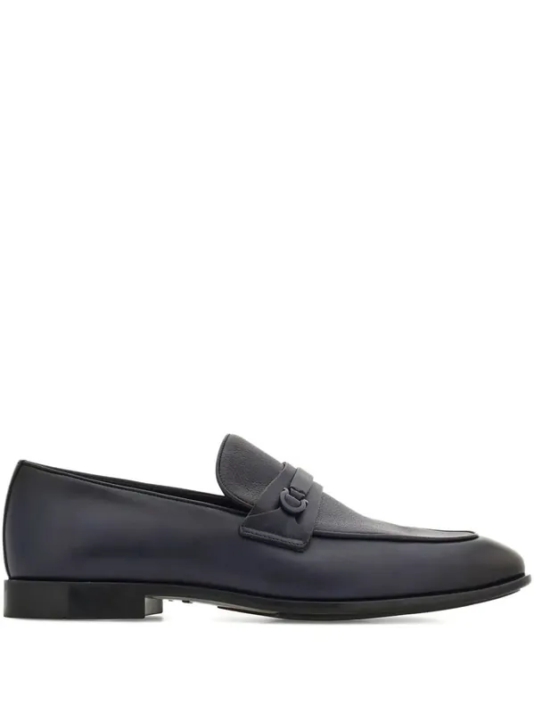 Desio Shaded Leather Loafers - Ferragamo