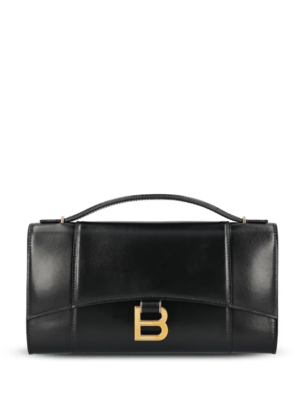Hourglass Clutch With Handle - Balenciaga