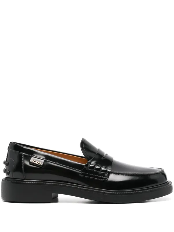 Shaded Finishing Leather Penny Loafers - Tod`S