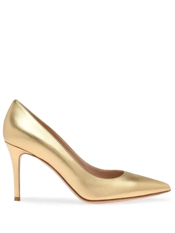 Gianvito 85 Nappa Leather Pumps - Gianvito Rossi