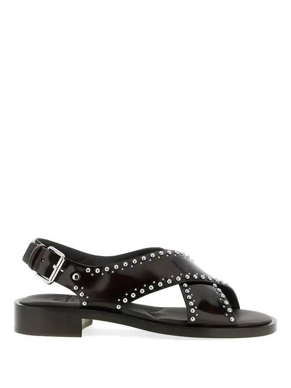 Remi Leather Sandals With Studs - Church's