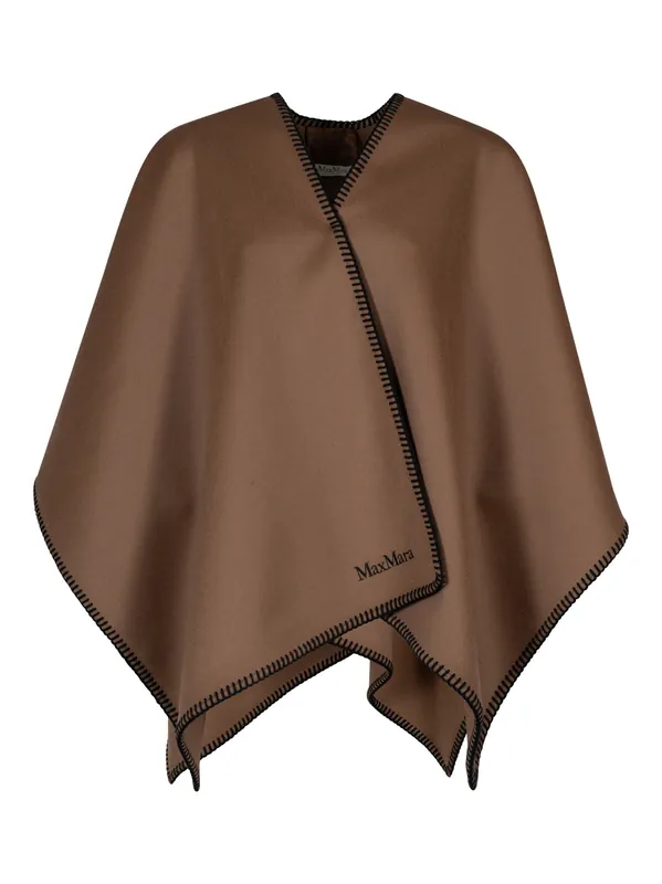 Wool And Cashmere Belted Cape - Maxmara