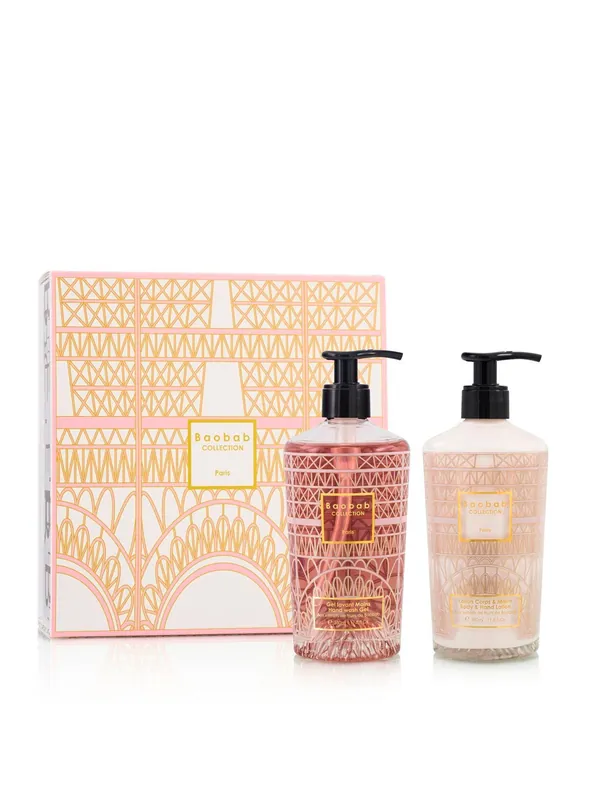 Gift Box Paris Body & Hand Lotion And Hand Wash Gel - Baobab Collection