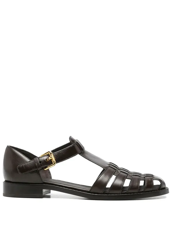 Kelsey Leather Sandals With Strap - Church's