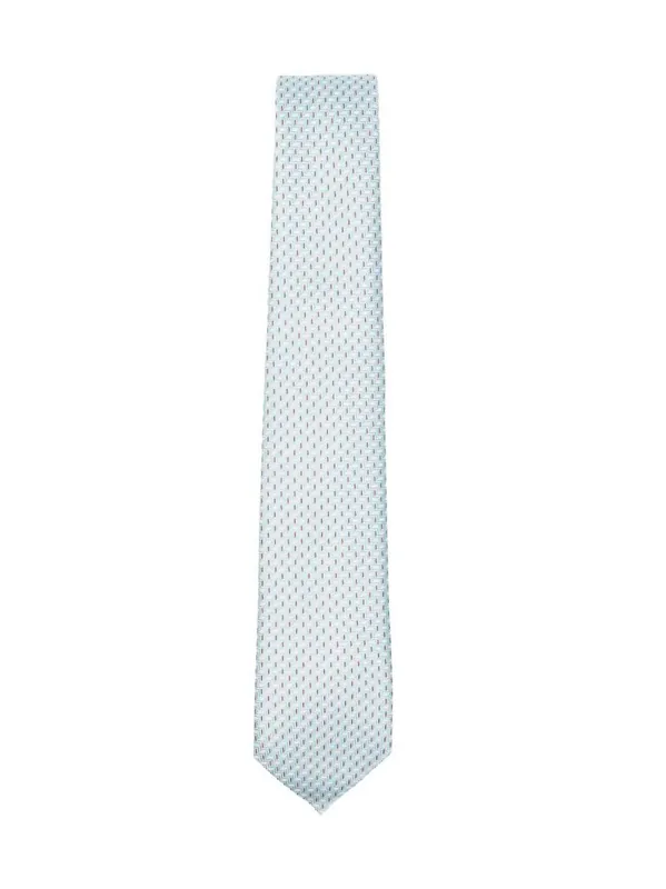 Geometric Pattern Silk Tie - Giorgio Armani