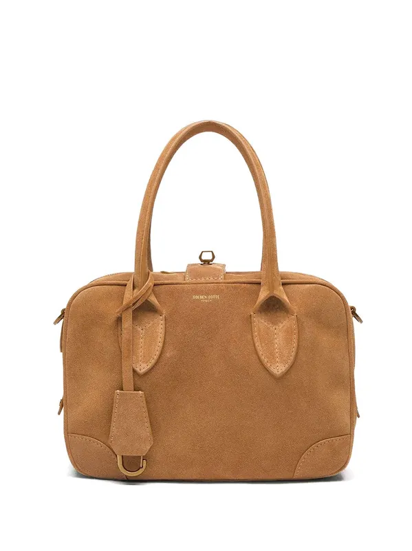 Vita Suede Bag With Gold Details - Golden Goose