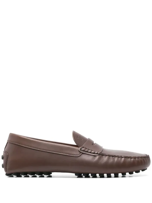 Smooth Leather Gommino Driving Loafers - Tod`S