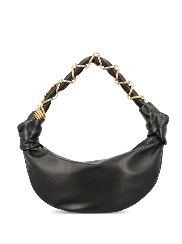 Amalia Mini Hobo Bag In Lambskin - Saint Laurent