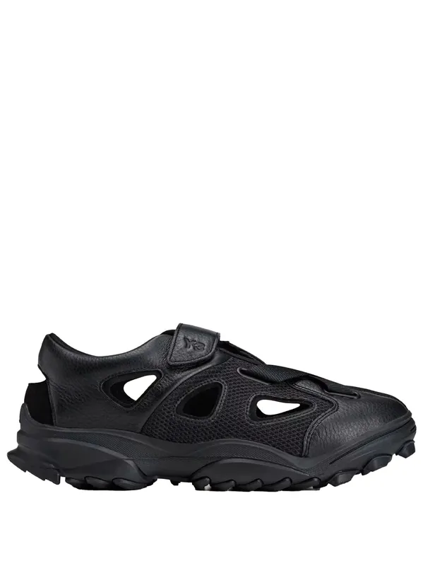 Y-3 Gsg9 Leather And Mesh Sandals