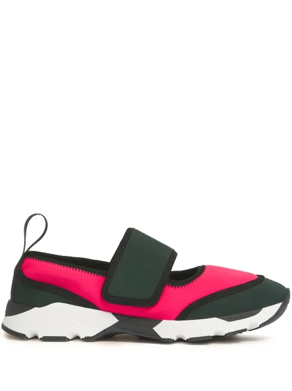 Mary Jane Lycra Running Sneakers - Marni