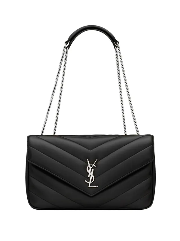 Loulou Media In Pelle Di Agnello Trapuntata - Saint Laurent