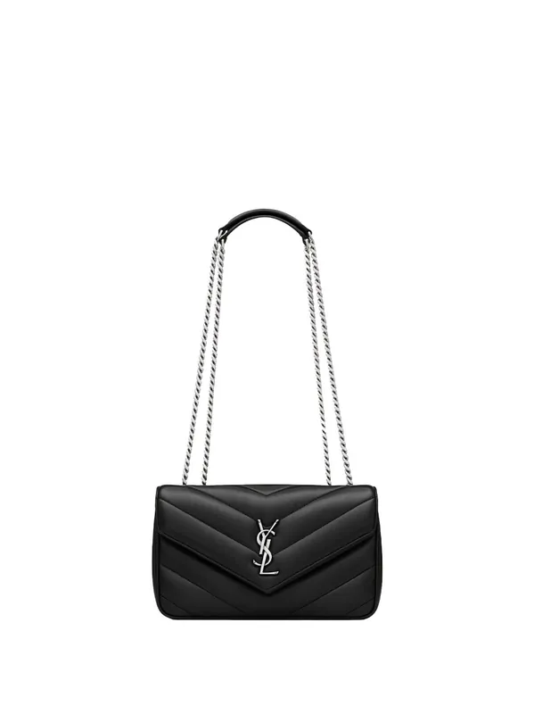 Loulou Small Chain Bag In MatelassÉ Lambskin - Saint Laurent