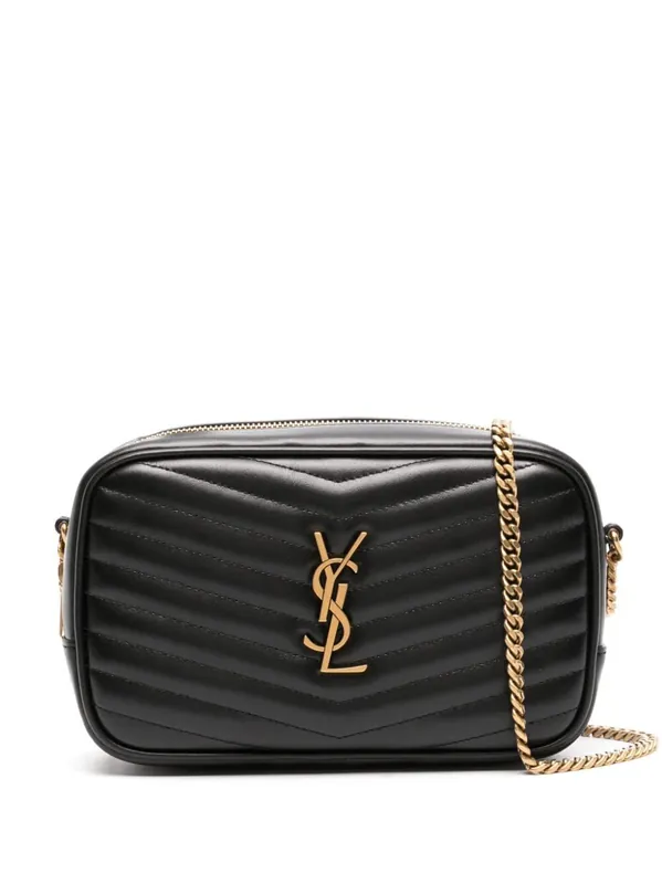 Mini Lou In Quilted Leather - Saint Laurent