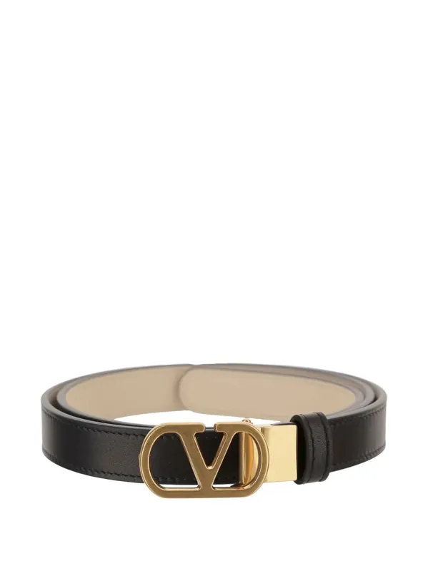Reversible Vlogo Signature 20 Leather Belt - Valentino Garavani