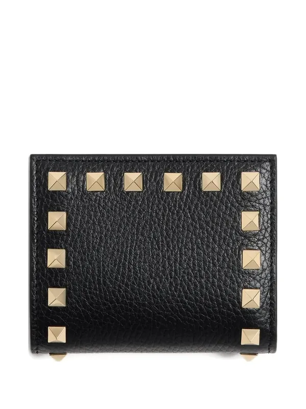 Rockstud Grainy Leather Flap Wallet - Valentino Garavani