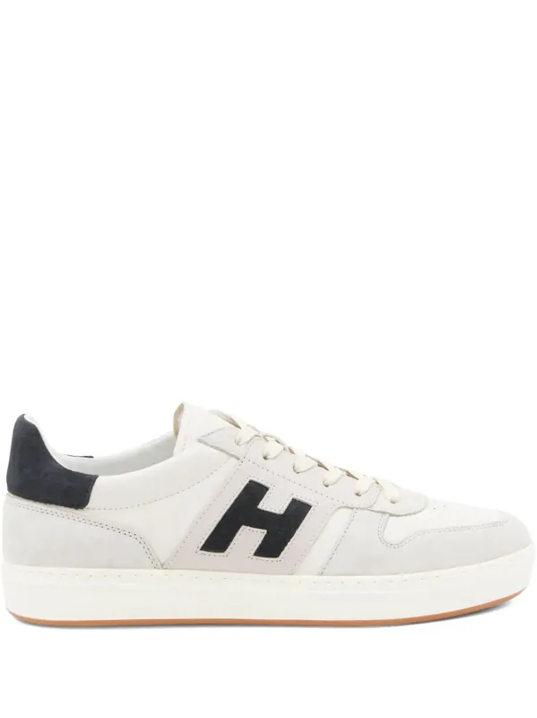 Hogan H-Tv Suede And Nappa Leather Sneakers