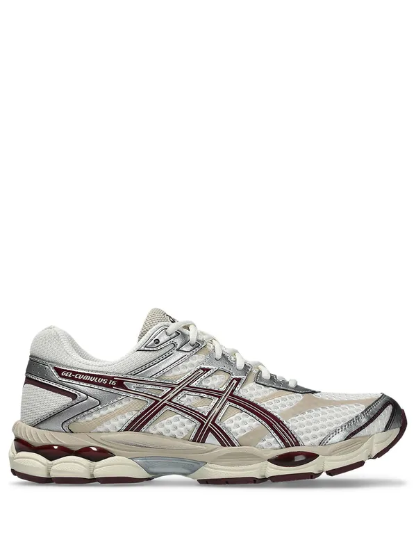 Gel-Cumulus 16 Mesh And Glossy Synthetic Leather Sneakers