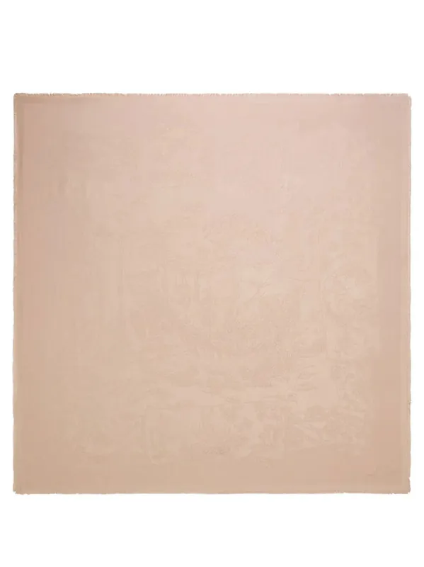 Sl Pergamen Silk Jacquard Shawl - Ferragamo