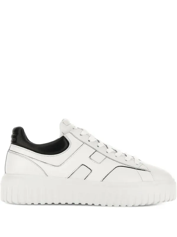Hogan H-Stripes Leather Sneakers