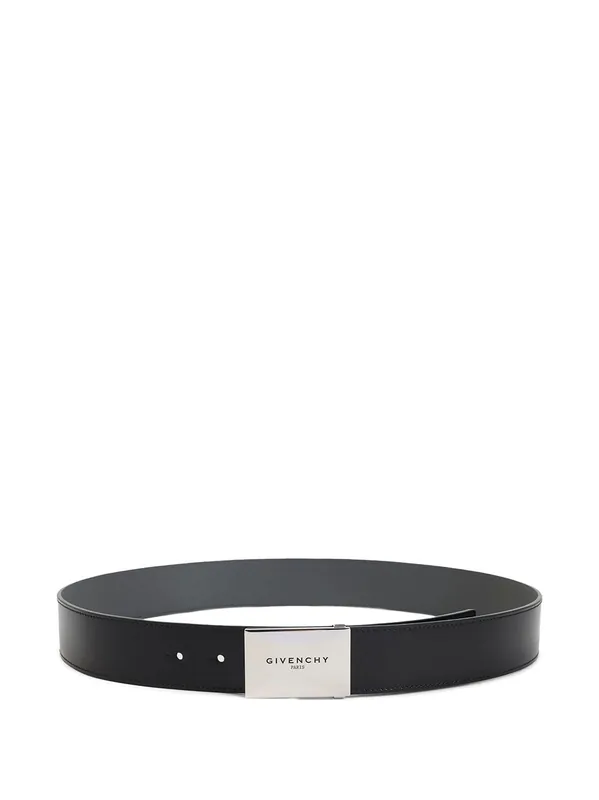 Label Reversible Leather Belt - Givenchy